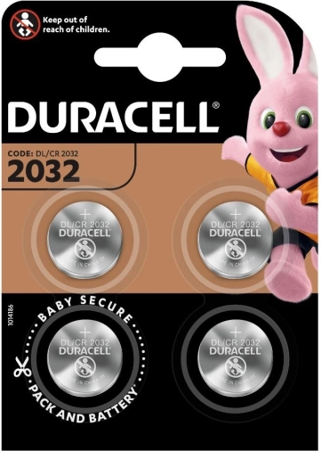 Baterie Duracell CR2032 4 szt.