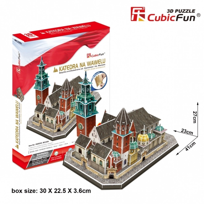 Puzzle 3D Katedra Wawelska 101 elementów