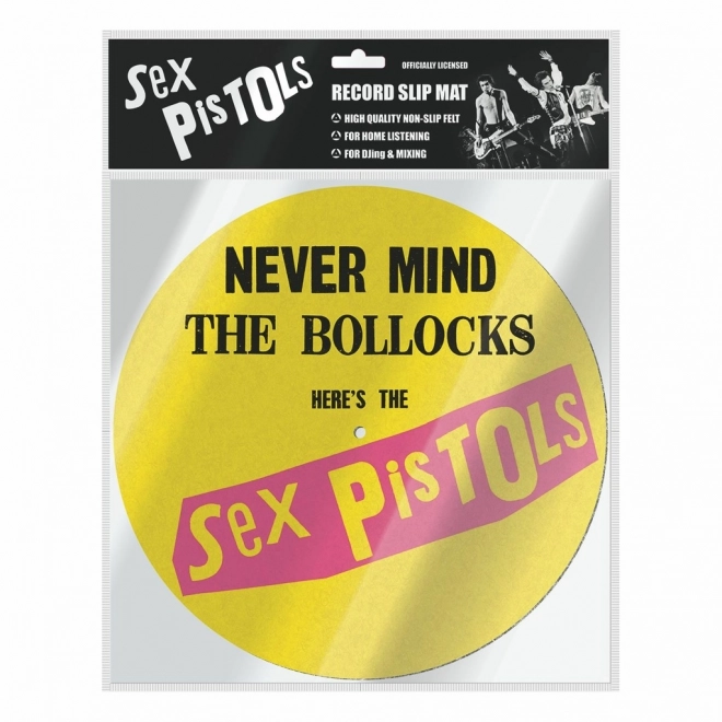 Mata gramofonowa z motywem Sex Pistols