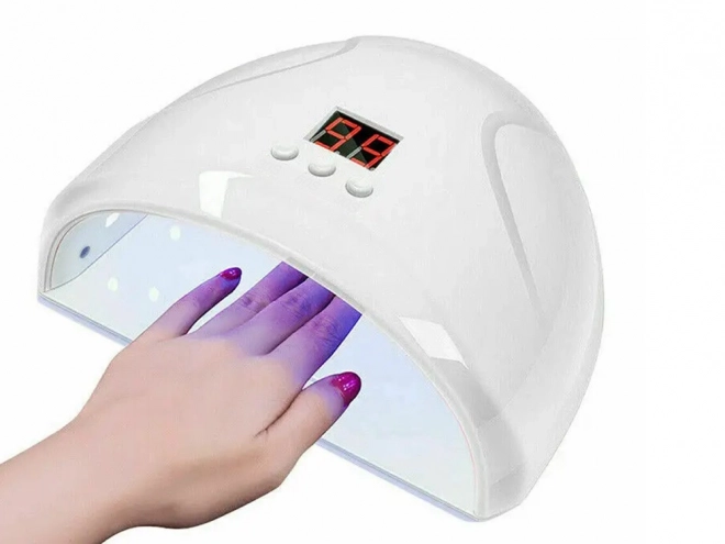 Profesjonalny zestaw hybrydowy lampa UV LED i frezarka 12W