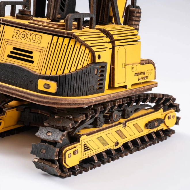 RoboTime drewniane 3D puzzle - Koparka