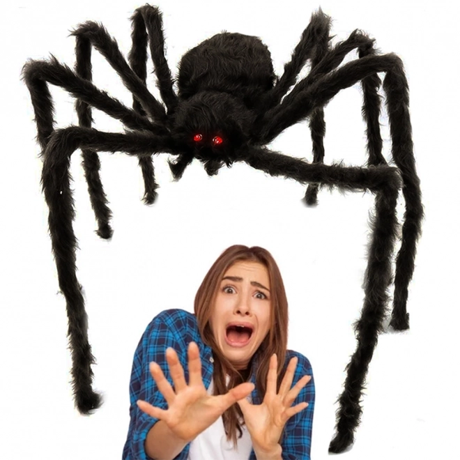Halloweeni olbrzymi pająk tarantula dekoracja
