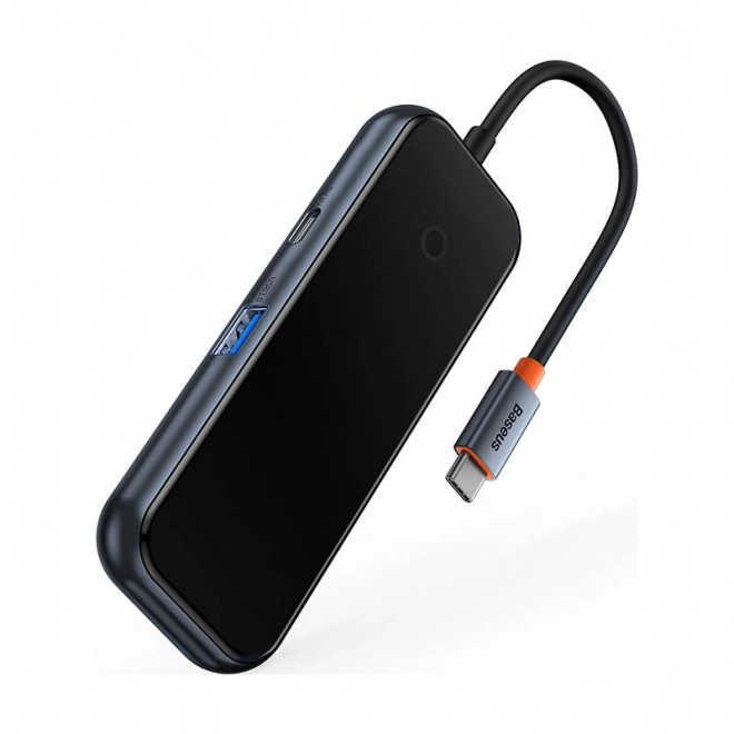 Baseus Hub USB-C na 4x USB 3.0 ciemnoszary