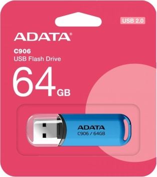 Pendrive ADATA Classic C906 64GB USB2.0 niebieski