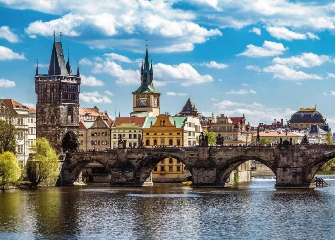 Praga – widok na Most Karola, puzzle 1000 elementów