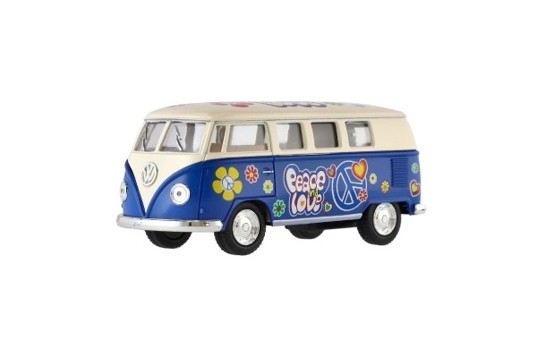 Autobus Kinsmart VW Klasyczny metal/plastik 13cm na napęd wsteczny
