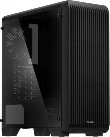 Obudowa komputerowa ATX Mid Tower ze szkłem i 3 wentylatorami