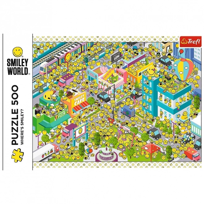 Puzzle Smiley - Gdzie jest Smiley? 500 elementów