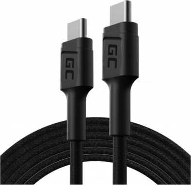 Kabel ładujący USB‑C do USB‑C GREENCELL Power Delivery 60 W, 1,2 m