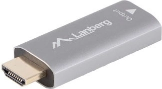 Adapter HDMI (M) na DisplayPort (F) 4K srebrny
