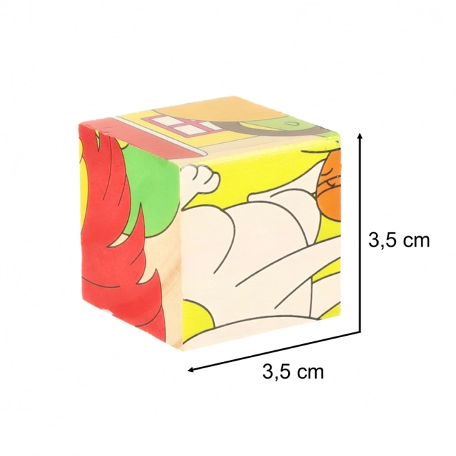 Drewniane edukacyjne puzzle farma