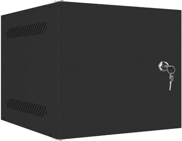 Następna 10″ szafa sieciowa wisząca 6U, 280 × 310 mm, czarna LANBERG
