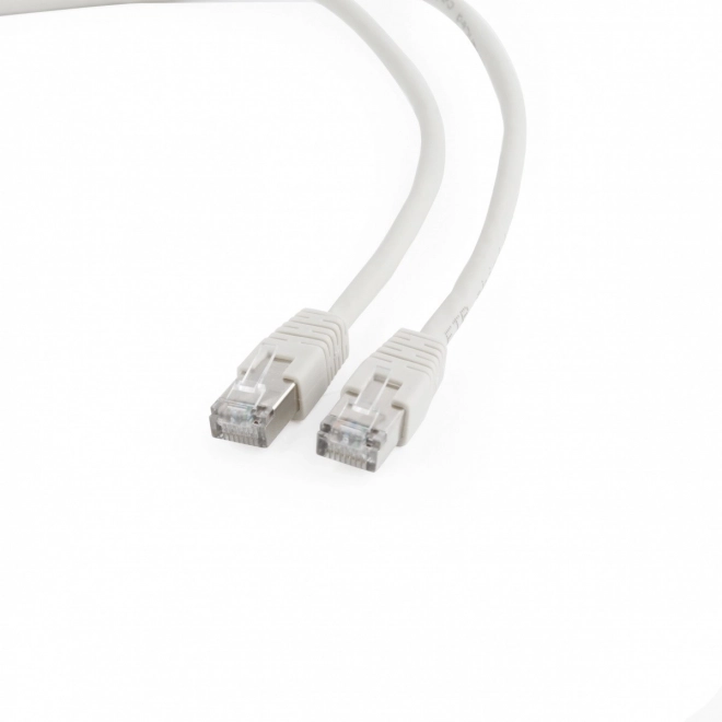 Patch cord ekranowany FTP kat.6 0,5M szary