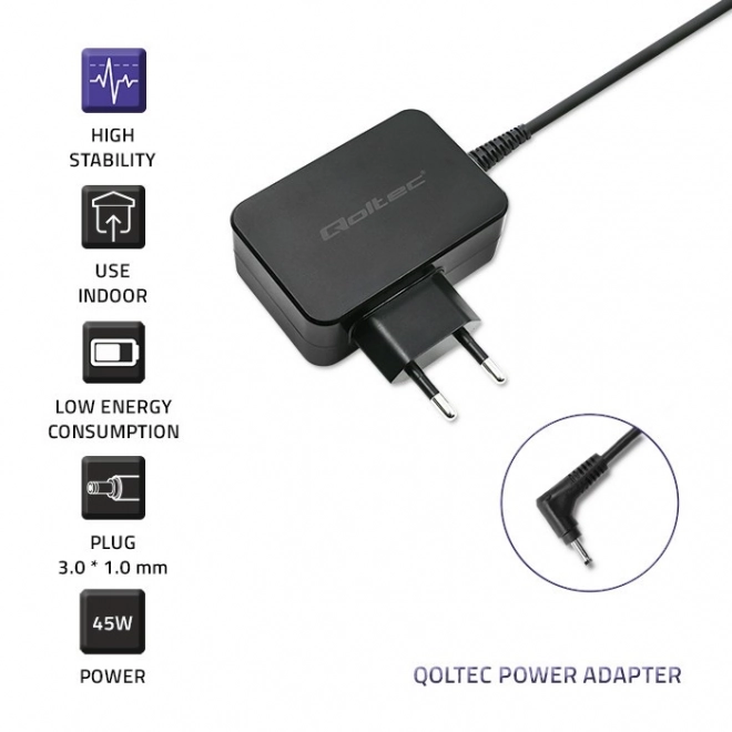 Ładowarka Qoltec do laptopów Asus 45W