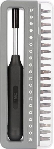 Deli Tools zestaw precyzyjnych śrubokrętów, 41 szt.
