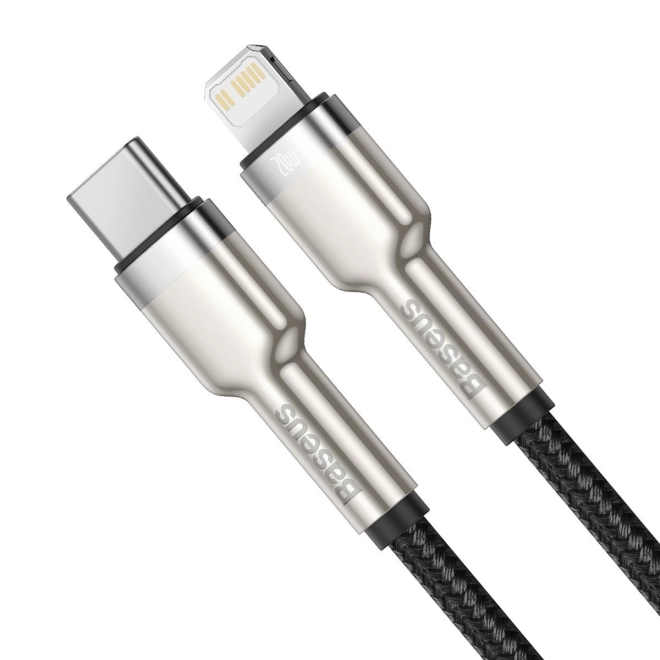 Baseus kabel USB-C do Lightning Cafule 20W, 2m czarny