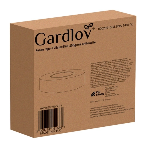 Taśma na ogrodzenie 4,75 cmx35 m 450 g antracyt 23910