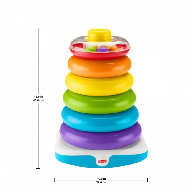 Duża piramida z kółek Fisher-Price