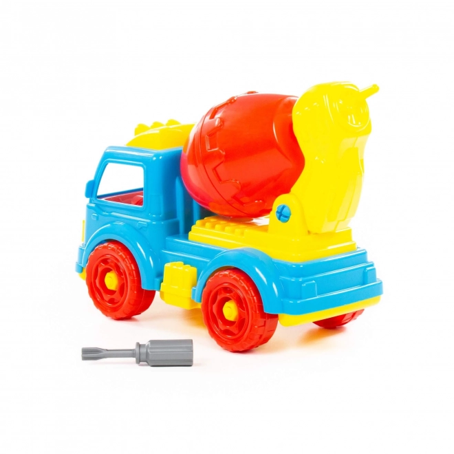 Betoniarka z klockami transportowymi DIY