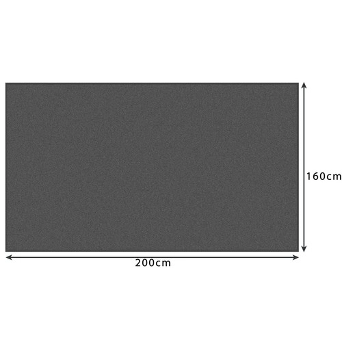 Koc 1,6x2m - szara Ruhhy 22695