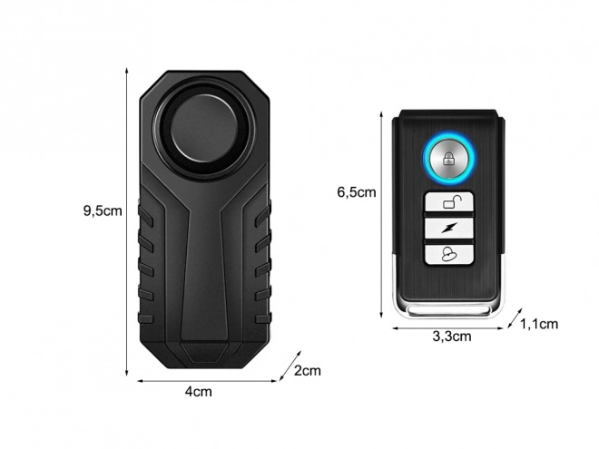 Alarm przeciw kradzieży do motocykla z pilotem