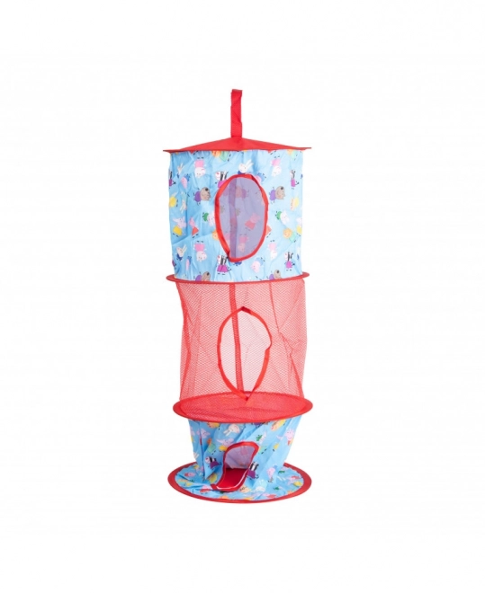 Wiszący kosz, organizer na zabawki Peppa Pig, 27,5x75cm LICENCJONOWANY ORYGINAŁ