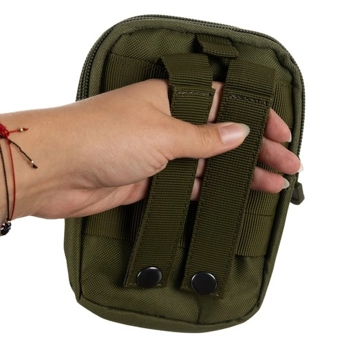Taktyczna nerka + pas zielony Trizand 24322