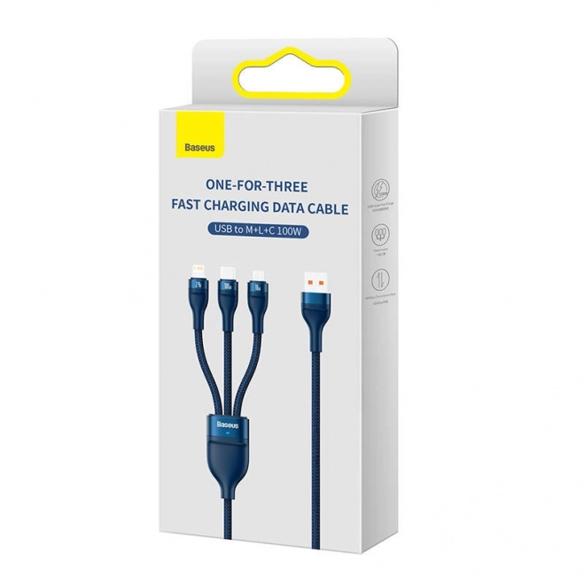 Kabel ładujący Baseus 3w1 z szybkim ładowaniem