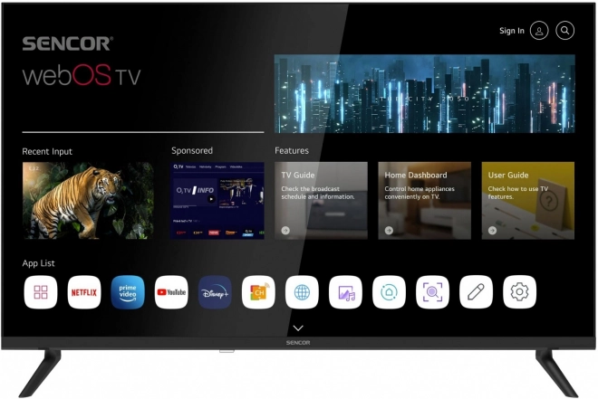 Smart TV Sencor webOS 32 cale