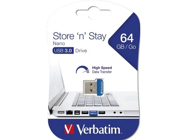 Pamięć USB Verbatim Store 'n' Stay Nano 64GB USB 3.0