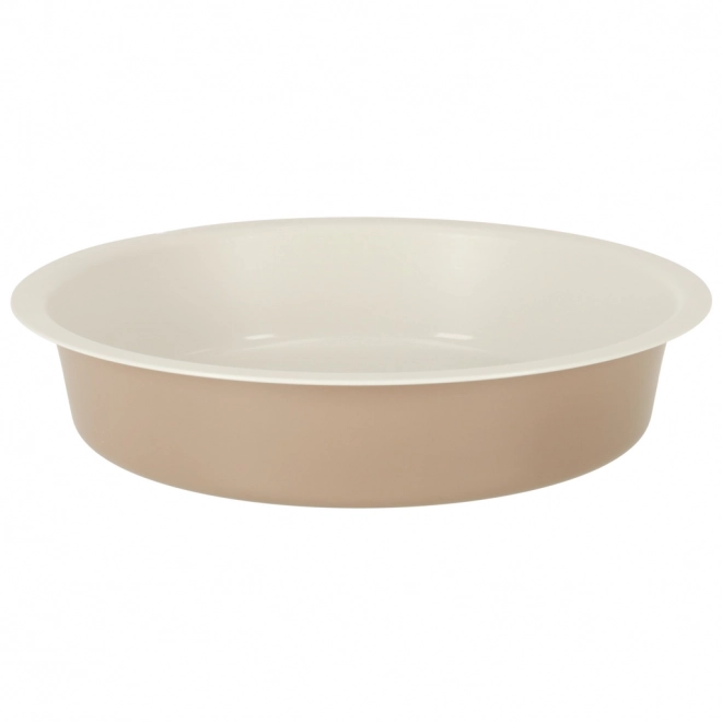 Okrągła forma do pieczenia ciast, quiche 26 cm brązowa