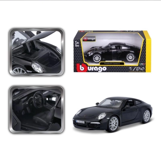 Model samochodu Porsche 911 Carrera S czarny