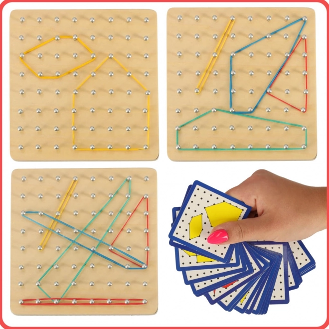 Drewniana deska Geoboard