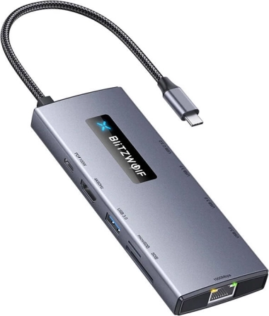 Adapter 10w1 hub USB‑C BLITZWOLF BW-NEW TH8