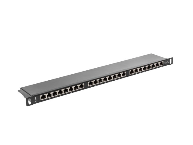 Panel krosowy z 24 portami kategorii 5E