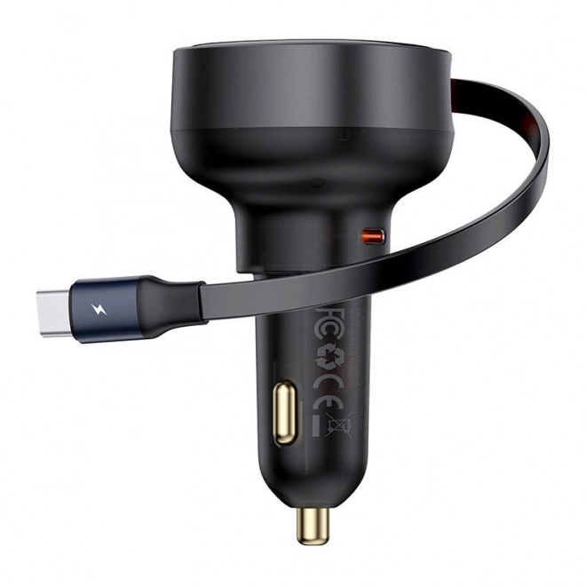 Ładowarka samochodowa Baseus Enjoyment Pro z kablem USB-C