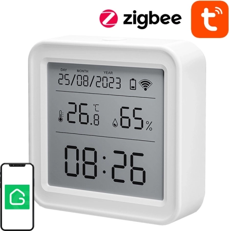 Gosund ST17 inteligentny czujnik temperatury i wilgotności Zigbee z wyświetlaczem LCD