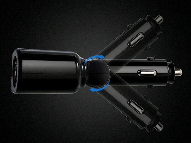 Gniazdo do zapalniczki z rozdzielaczem i ładowarką USB