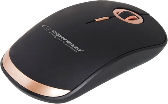 Bezprzewodowa mysz optyczna Esperanza 2,4 GHz, 1600 DPI – czarna