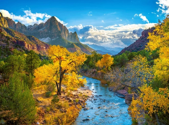 Puzzle 3000 elementów Jesień w górach Parku Narodowego Zion USA