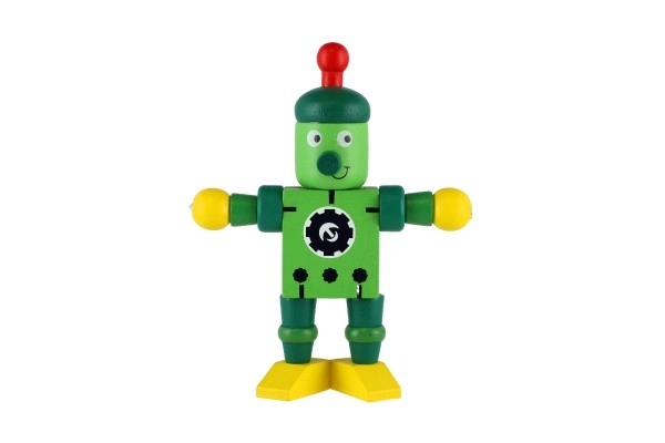 Robot drewniany 12cm od 18 miesięcy - 1 sztuka