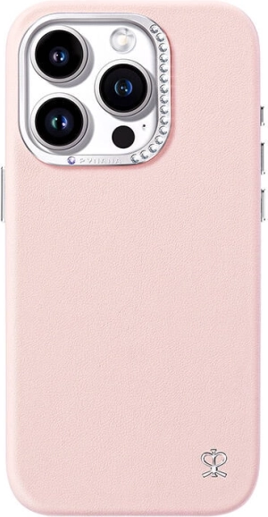 Gwiaździste etui do iPhone 15 Pro różowe