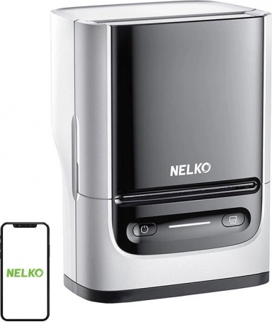 Nelko PM220 termiczna drukarka etykiet biała