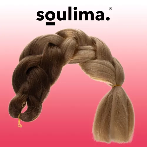 Syntetyczne włosy ombre warkocze Soulima 23579