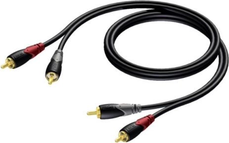 Kabel audio 2× RCA (cinch) męski – 2× RCA (cinch) męski 1 m