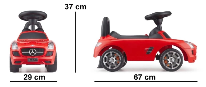 Jeździk dziecięcy Mercedes-Benz SLS AMG czerwony