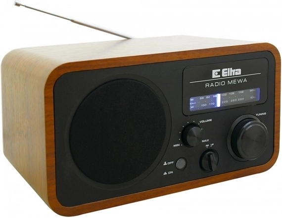Odbiornik radiowy MEWA czarny