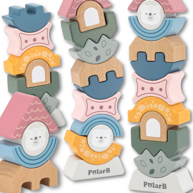 Drewniana wieża balansująca POLARB