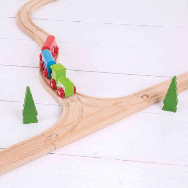 Bigjigs Rail T rozjazdy 2 sztuki