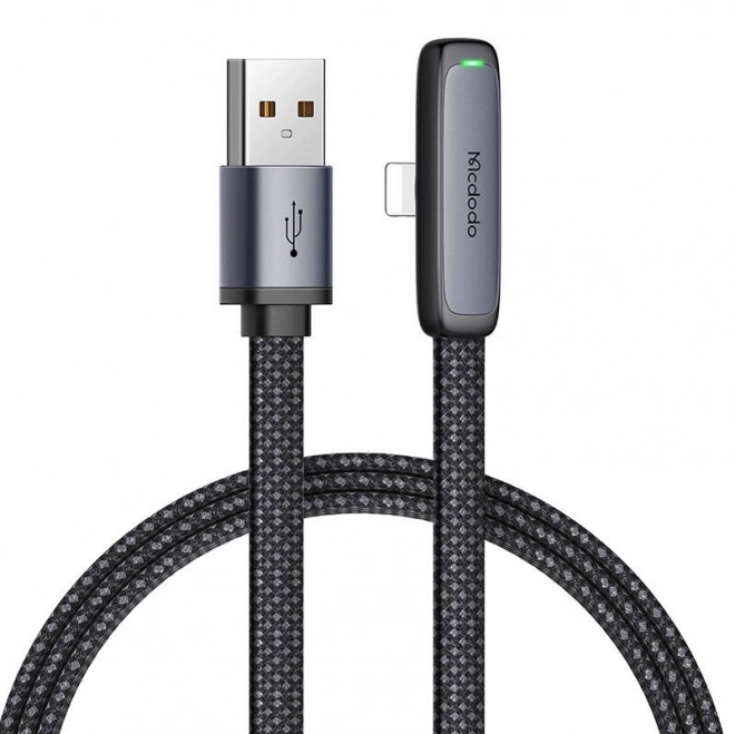Mcdodo CA-2791 Kabel kątowy USB na Lightning, 1,8 m (czarny)